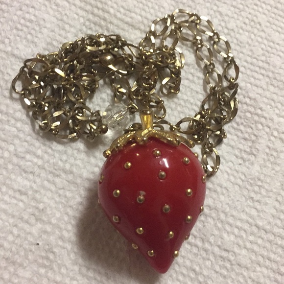 Vintage | Jewelry | Vintage Strawberry 